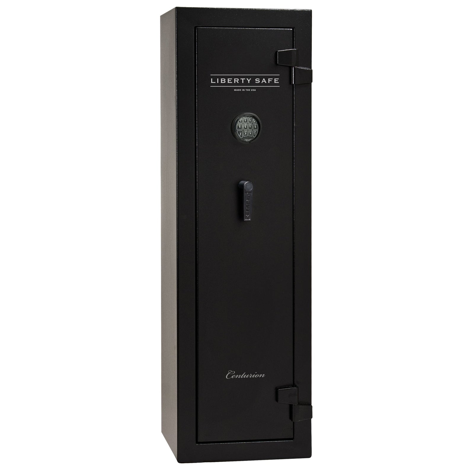 Centurion 12 | Level 1 Security | 30 Minute Fire Protection | Dimensions: 59.5" x 18.25" x 16" | Textured Black | Elock - No Door Panel Promotion - Closed Door