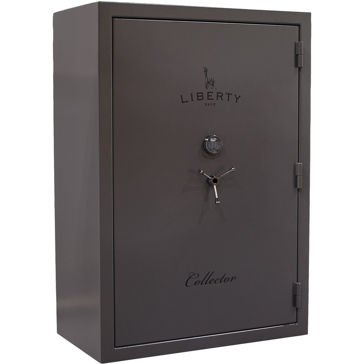 Collector T | Level 5 Security | 110 Minute Fire Protection | Dimensions: 72”(H) x 50”(W) x 27.5&quot;(D) | Gray Marble Electronic Lock - Closed  Door