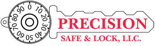 Precision Safe and Lock logo.